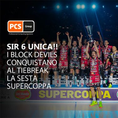 SIR 6 UNICA! I BLOCK DEVILS CONQUISTANO AL TIEBREAK LA SESTA SUPERCOPPA